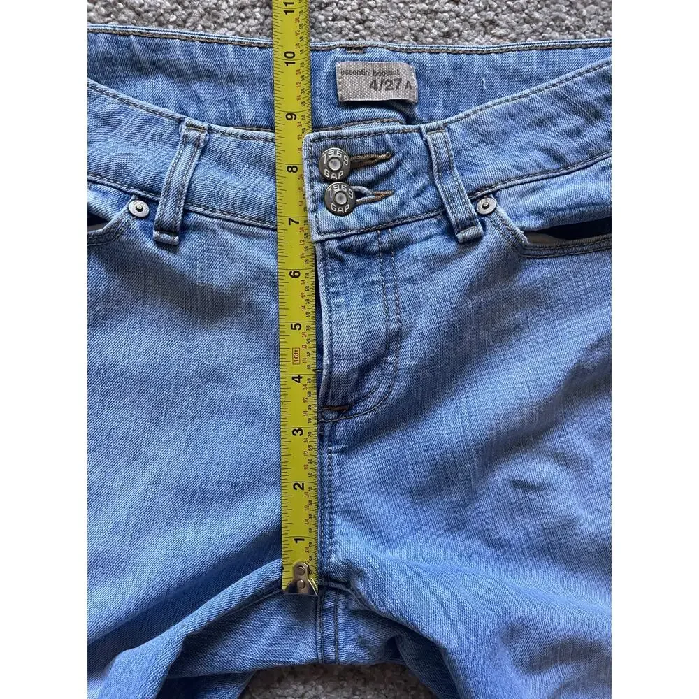 GAP 1969 Essential Boot Cut Size 4A (27) Womens Flare/Straight leg Classic 2012 - Picture 4 of 8